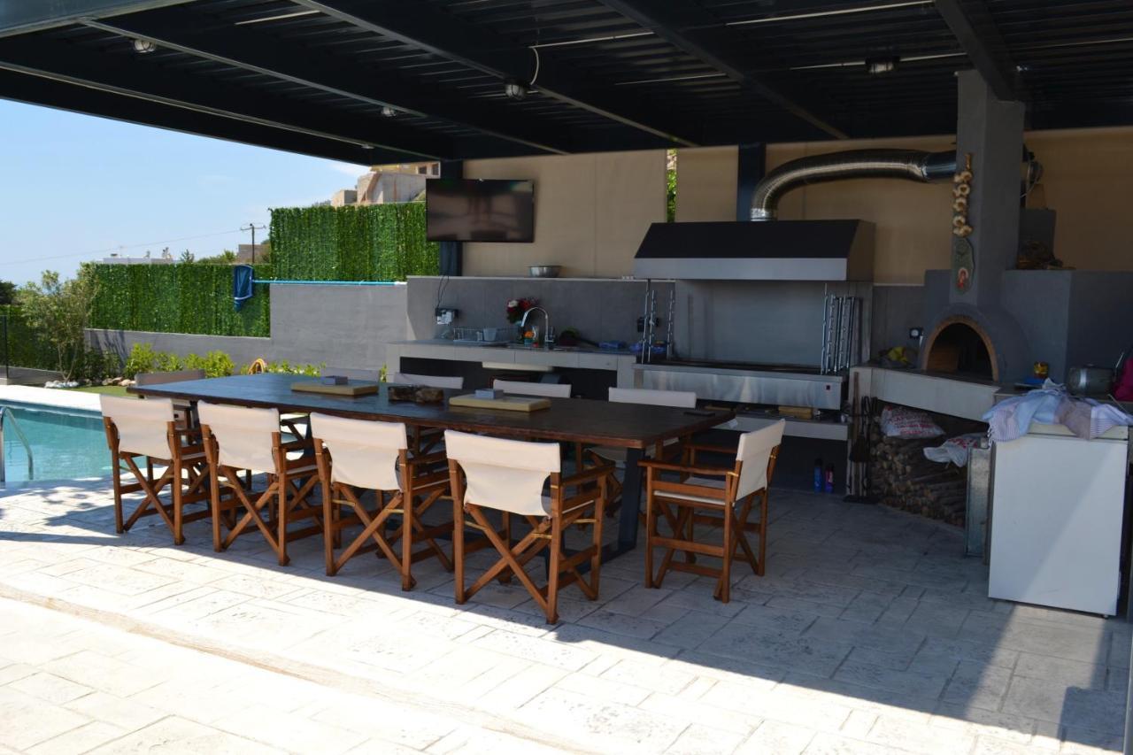 "Stergiou Luxury Apartment 2Nd Floor" Με Κοινη Πισινα Saronida Экстерьер фото