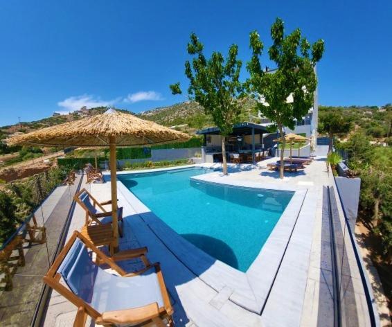 "Stergiou Luxury Apartment 2Nd Floor" Με Κοινη Πισινα Saronida Экстерьер фото
