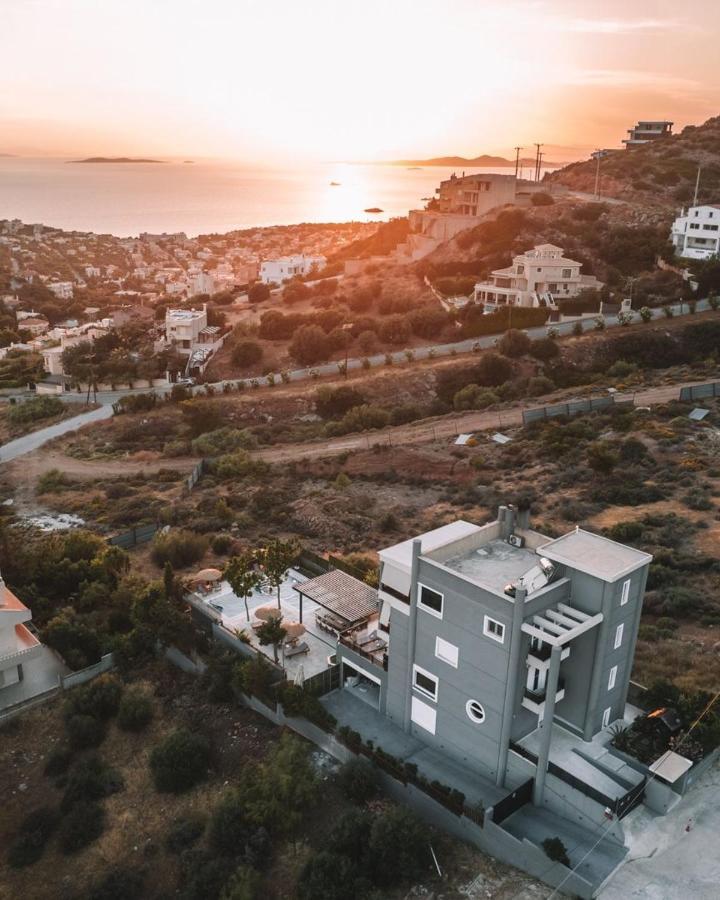 "Stergiou Luxury Apartment 2Nd Floor" Με Κοινη Πισινα Saronida Экстерьер фото