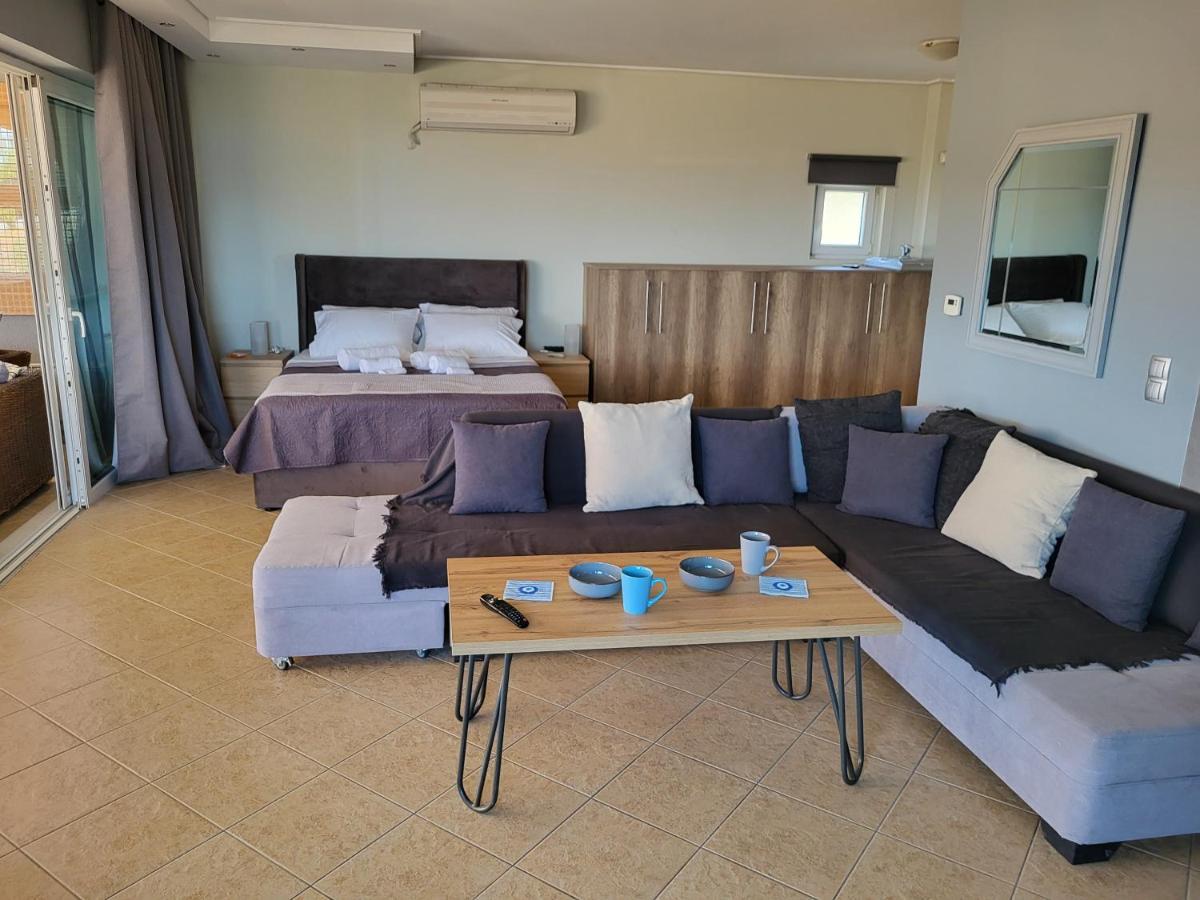 "Stergiou Luxury Apartment 2Nd Floor" Με Κοινη Πισινα Saronida Экстерьер фото