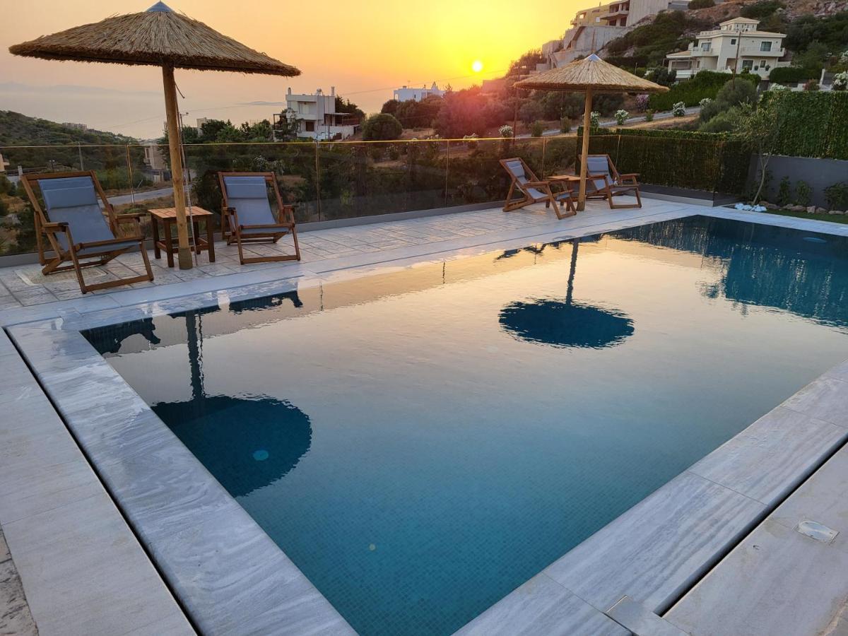 "Stergiou Luxury Apartment 2Nd Floor" Με Κοινη Πισινα Saronida Экстерьер фото
