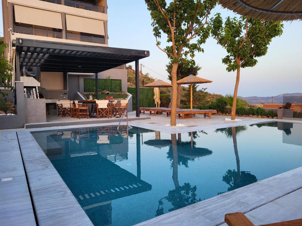 "Stergiou Luxury Apartment 2Nd Floor" Με Κοινη Πισινα Saronida Экстерьер фото