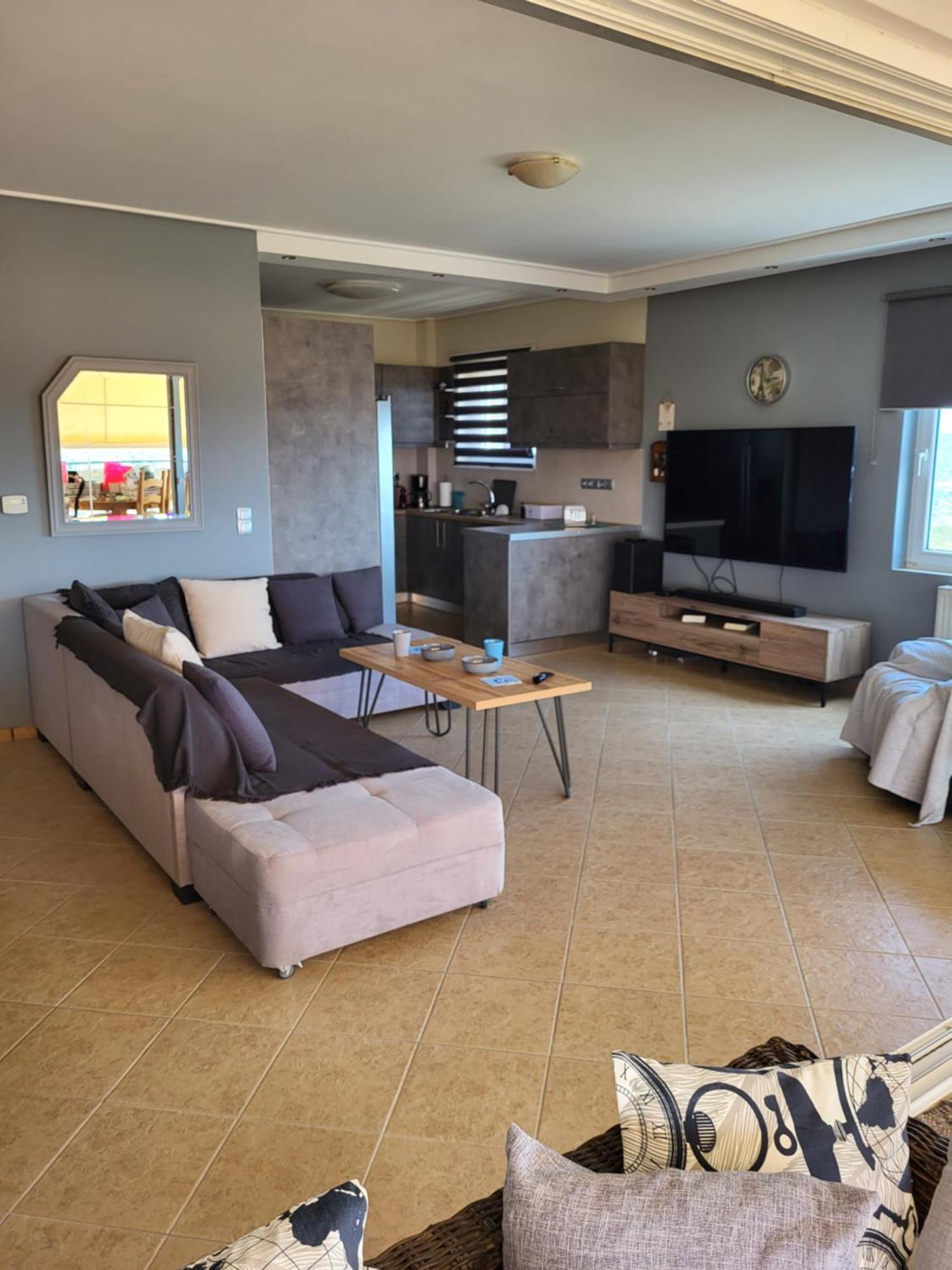 "Stergiou Luxury Apartment 2Nd Floor" Με Κοινη Πισινα Saronida Номер фото