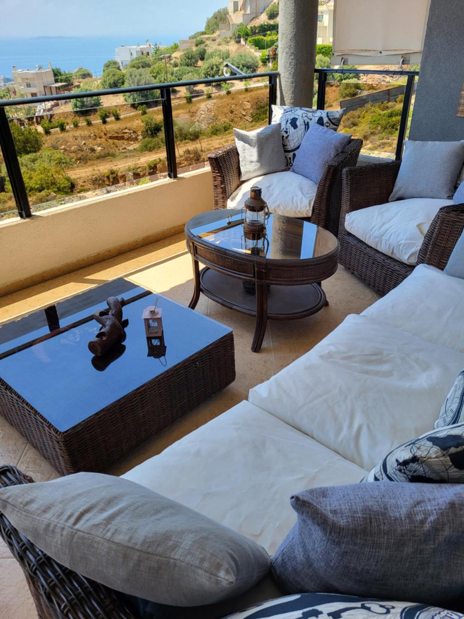 "Stergiou Luxury Apartment 2Nd Floor" Με Κοινη Πισινα Saronida Номер фото